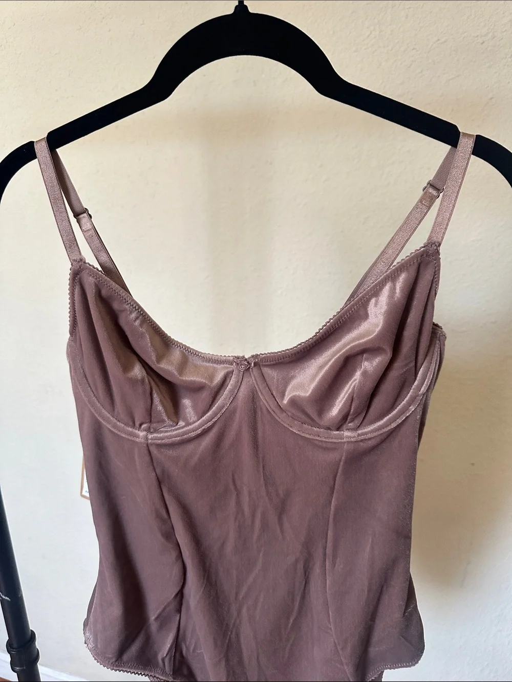 SKIMS Velvet Swim Umber One Piece Swimsuit Size M